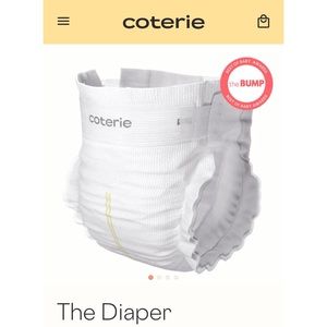 1 pack Coterie Newborn diapers (31 diapers)